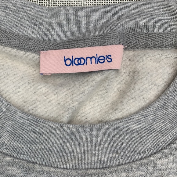 Bloomie's Unisex Cotton Crest Graphic Sweatshirt Size S - Picture 3 of 10